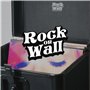 Rock On Wall - Valise porte-vinyles - Malette de rangement - Capacité 50 vinyles 33T - Noir