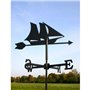 Outils et Nature Girouette Bateau en Fer forgé Petit modèle