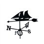 Outils et Nature Girouette Bateau en Fer forgé Petit modèle