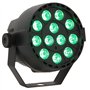 Ibiza - Pack de 8 Projecteurs ParLEDS PAR-MINI-RGB3 12x3W RGB 3-en-1 DMX Télécommande - Soirée Fête DJ Animation Prestation Écla