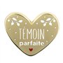 Manahia Pin's émaillé Cadeau Témoin - Témoin Parfaite - Avec Cartonnette Kraft - Bijoux - Annonce Mariage - Demande Future Témoi