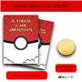 RXLITE NOUVEAUTE 2024 Kit créatif participatif premium de 20 Cartes d'invitation anniversaire à gratter thème Pokemon Pokeball e
