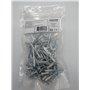 8x14 mm RAL 9003 blanc DIN 7337A Alu par 100