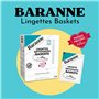 Baranne Lingettes Nettoyantes Baskets| Nettoient et respectent les baskets | Tous types de baskets | Fibres d'origine naturelle 