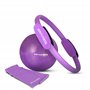 FIT-FATH-Anneau pilate-Cercle Pilate-Accessoire Yoga-Ballon Gymnastique-Bande de résistance-Elastique de Force-Fitness- Sport-Mu
