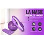 FIT-FATH-Anneau pilate-Cercle Pilate-Accessoire Yoga-Ballon Gymnastique-Bande de résistance-Elastique de Force-Fitness- Sport-Mu