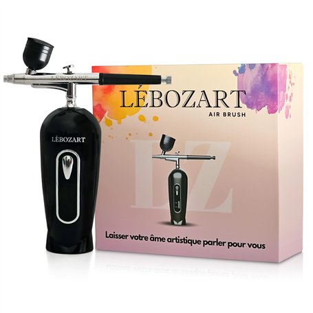 Airbrush Ongle Aerographe kit complet Tutoriels Exclusifs Nail Art Professionnel Compresseur à air sans fil Haute Performance |P