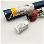 Lot de 2 condensateurs 3,5 µF V2 type Faston 2,8 à cosses – 10 000 h - Compatibles pour remplacement de moteurs de volet roulant