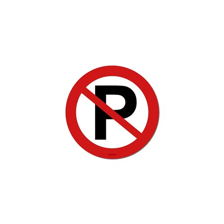 Autocollants Stationnement Interdit - Lot de 25 Stickers Ultra-Adhésifs et Résistants