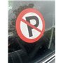 Autocollants Stationnement Interdit - Lot de 25 Stickers Ultra-Adhésifs et Résistants