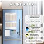 SKYCROO ® Calendrier Magnetique Frigo x3 + Accessoires - Planificateur Hebdomadaire + Mensuel + Mémo Aimanté Planning Semaine Ta