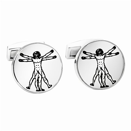 Bouton de Manchette Homme | Boutons de Manchette Originaux Pour Chemise | Cadeaux mariage Acier Inoxydable | Bijou Noir Geek Sci