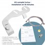 Oxjebo Bidet Toilette WC Non Électrique - Modèle Réversible Gauche/droite - Douchette Bidet japonais - Double buse rétractable e