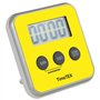 TimeTEX Horloge numérique compacte jaune - Chronomètre avec minuterie précise en quelques secondes - Silencieux - Avec signal d'