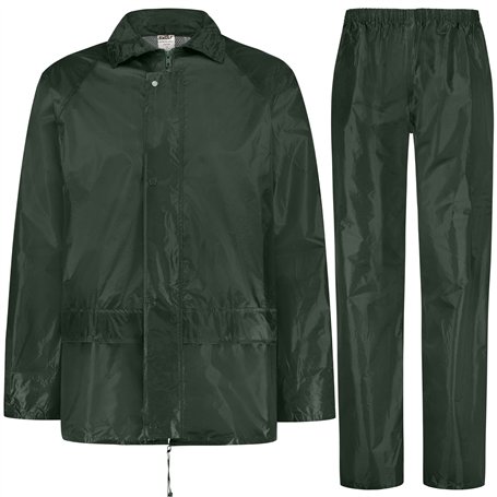 BWOLF Himalaya Combinaison de pluie à manches longues imperméable avec taille élastique Veste à capuche pour homme Veste de plui