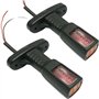 2 x LED Feux Gabarit Position Feu Lateral Rouge Blanc Jaune 12v 24v Remolque Camion Camionette Lampe