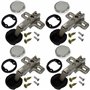 AERZETIX: 4 charnières invisibles pour porte en glace vitre en applique recouvrement total C41032