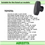 AERZETIX - C66280 - Bouchon de liquide de refroidissement - pression d'ouverture: 1.08 bar - compatible avec 16401 30010, 16401