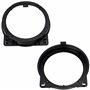 AERZETIX - C11597 - Lot de 2 Adaptateurs/Supports pour Haut-parleurs de Voiture Ø130 mm - côté de Montage Partie Avant - Compati