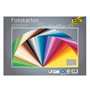 folia- Lot Feuilles de Carton photo-50 x 70 cm-300 g/m² -50 Couleurs Assorties-Base idéale pour de Nombreuses idées de Bricolage