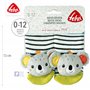 Fehn Chaussettes Koala avec Fonction Hochet pour Développer la Motricité de Bébé, Accessoires Vestimentaires pour Nouveau-Nés, J