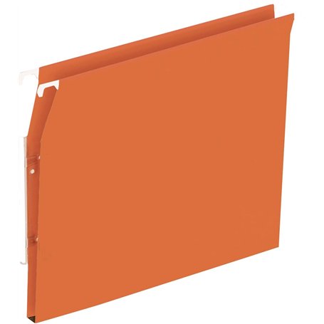 25 Dossier Suspendus DEFI Flex Armoire D15 A4 Kraft Oranges