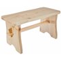 Zeller Present 13130 Repose-Pieds en Bois Tendre 39 x 19 x 21 cm