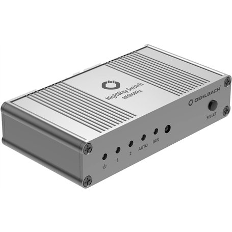 OEHLBACH Highway Switch 8K - Umschalter HDMI 2.1 - Adaptateur HDMI 2 en 1 Out mit Fernbedienung (4K 120Hz