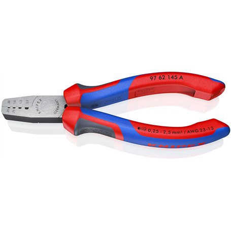 KNIPEX 97 62 145 A Pince à sertir pour embouts de câble avec poignées Confort 145 mm