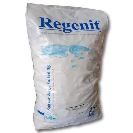 esco Regenit® Tablettes de sel 25 kg Adoucissement de l'eau Sel d'ébullition très pur Anti-calcaire