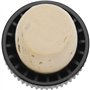 Westmark, 482020E3 Lot de 24 bouchons en liège naturel et plastique pour bouteilles de 0,7 à 1 l Marron clair/noir