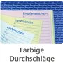 Avery Dennison Zweckform reçu TVA Présenté séparément 1ère 2ème et 3ème Page Papier Imprimé non-carbon A6 sur, 3 x 40 pages (tex