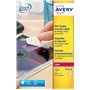 AVERY - 540 Étiquettes Sécurité Ultra-Résistantes Blanches Personnalisables - Format 63,5 x 29,6 mm - Impression Laser