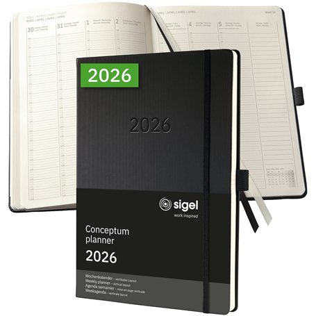 SIGEL C2618 Agenda semainier 2026