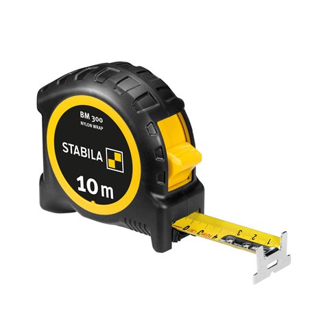 STABILA Mètre ruban de poche BM 300 10 m avec échelle de 1000 double face