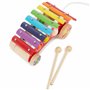 Bieco Xylophone Bebe 1 An | Xylophone Enfant | Trotteur en Bois | Jouet a Tirer | Apprendre a Marcher pour Bebe Chariot de March