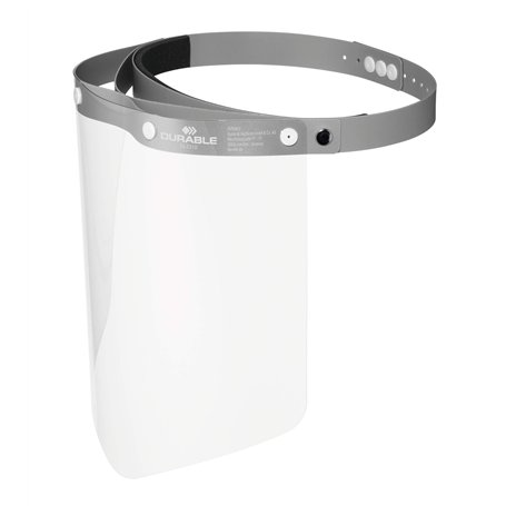 Durable - Visière de Protection Certifiée avec Bandeau Réglable