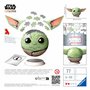 Ravensburger - Puzzle 3D Ball - Star Wars The Mandalorian Grogu - A partir de 6 Ans - 72 pièces numérotées à Assembler sans Coll