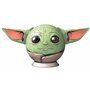 Ravensburger - Puzzle 3D Ball - Star Wars The Mandalorian Grogu - A partir de 6 Ans - 72 pièces numérotées à Assembler sans Coll