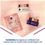 NIVEA Cellular Expert Lift - Soin Visage Anti-AgeLissant - Crème De Nuit - Lisse & Réduit Les Rides - Collagène Booster - Acide