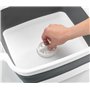 WENKO Bac de Lavage Pliable Sira, bac-Vaisselle Pliable avec Bouchon d'écoulement intégré & anses pour Un Transport Facile, Rang