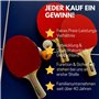 Best Sporting Lot de 6 balles de Tennis de Table Amusantes - Glow in The Dark