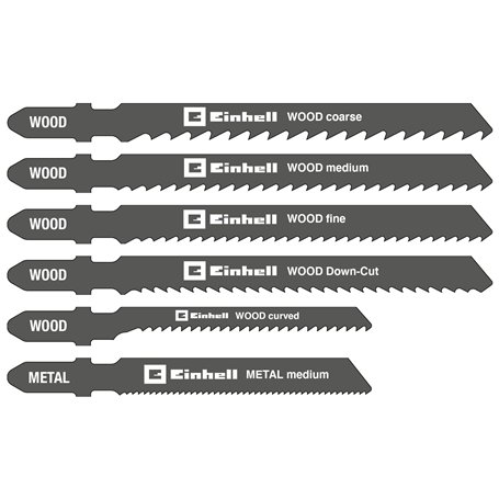 kwb by Einhell Boîte de 10 lames de scie sauteuse (10 lames de scie