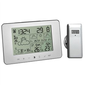 TFA Dostmann Meteotime Primo 35.1156 Station météo pour 90 régions météorologiques en Europe avec probabilité de pluie et force