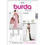 Burda B2493 Patron de Couture Joséphine 19 x 13 cm