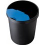 Helit h6106175 grand corbeille à papier de 30 l (marron)