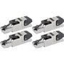 Telegärtner J00026A2000 Lot de 4 connecteurs RJ45 pour AWG24/1-AWG22/1