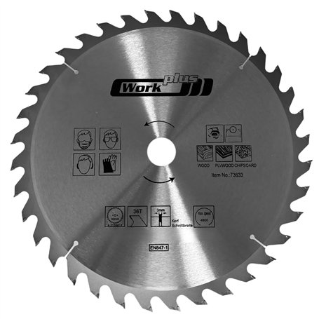 1 HM Lame de scie circulaire pour bois et plastique – 36 dents scie – Ø 315 mm x 30 mm//kreissägeblätter