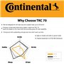 CONTINENTAL 150/70 R17 69V TKC70 M&S TL -70/70/R17 69V - A/A/70dB - Moto Pneu
