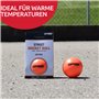 Base Ballon de Hockey de Rue Unisexe - Dureté Dure - pour Tous Les revêtements - Idéal par températures Chaudes - Hockey en Lign